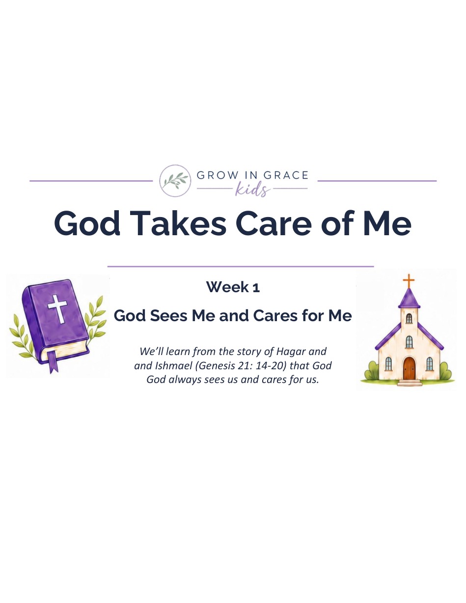 God Takes Care of Me Week 1 cover